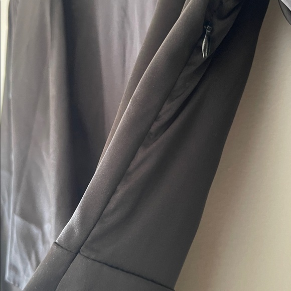 Cotton Candy Black Satin long sleeve shorts romper - Picture 8 of 9